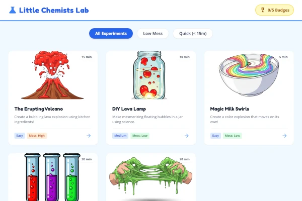 Chemistry Experiments for Kids