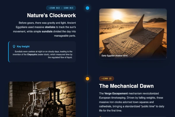 History of Timekeeping Devices