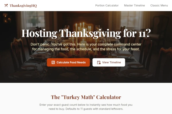 Hosting Thanksgiving