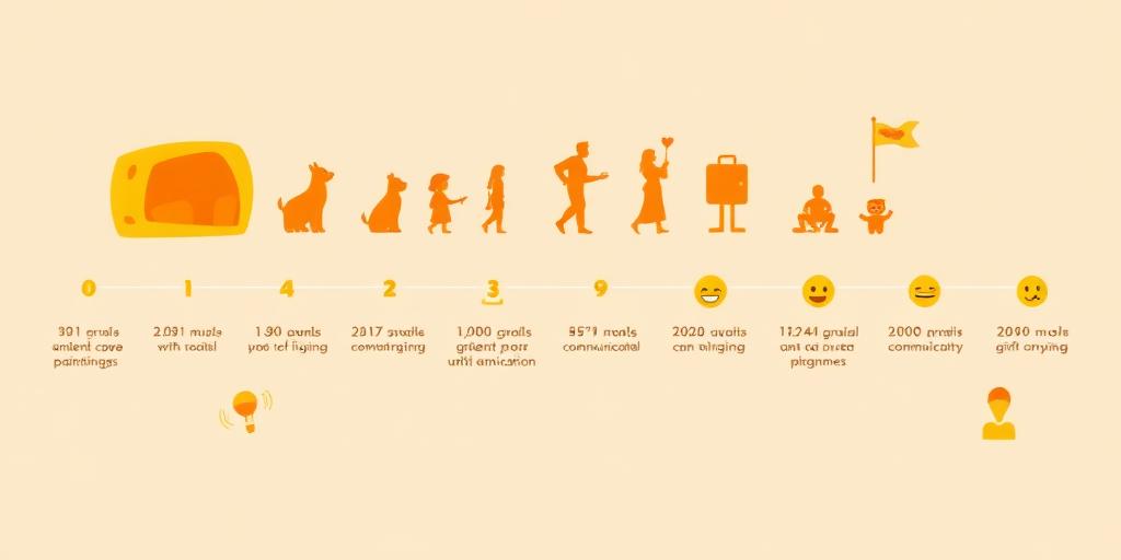 Timeline of greeting evolution through history